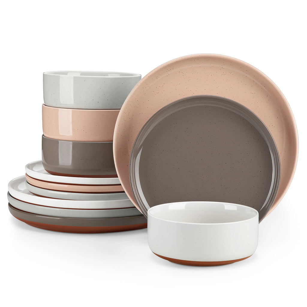 MALACASA TARA Stoneware Dinnerware Set