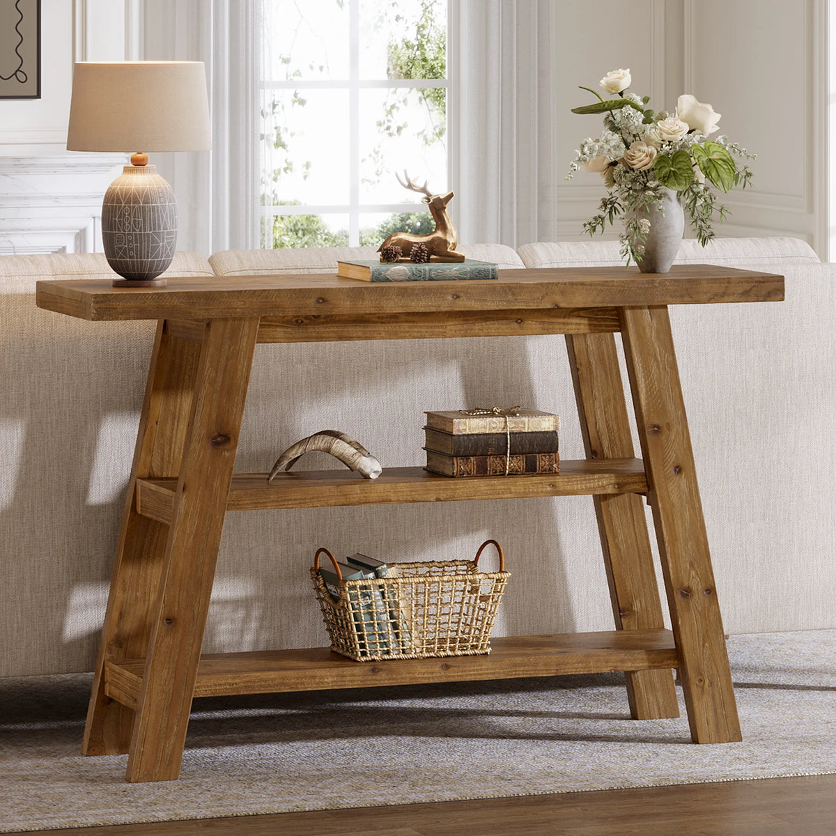 Moonlithalo 3-Tier Console Table