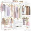Hangerwell Open Wardrobe Rack with Drawers