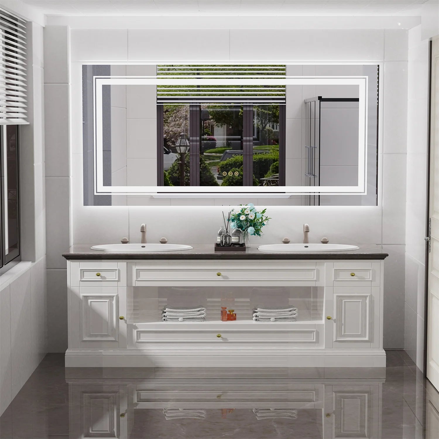 Grandeur LED Lighted Bathroom Mirror