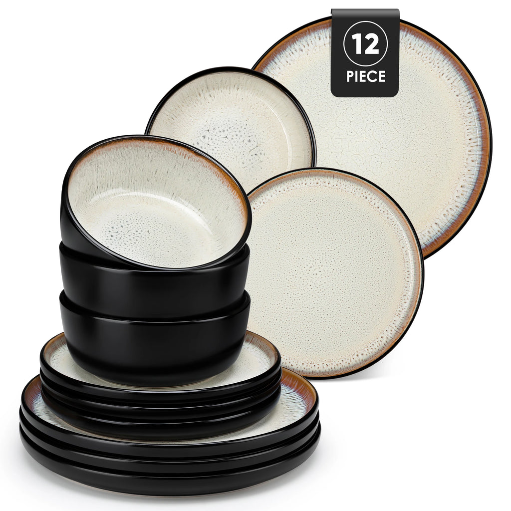 VANCASSO Amber Stoneware Dinnerware Set