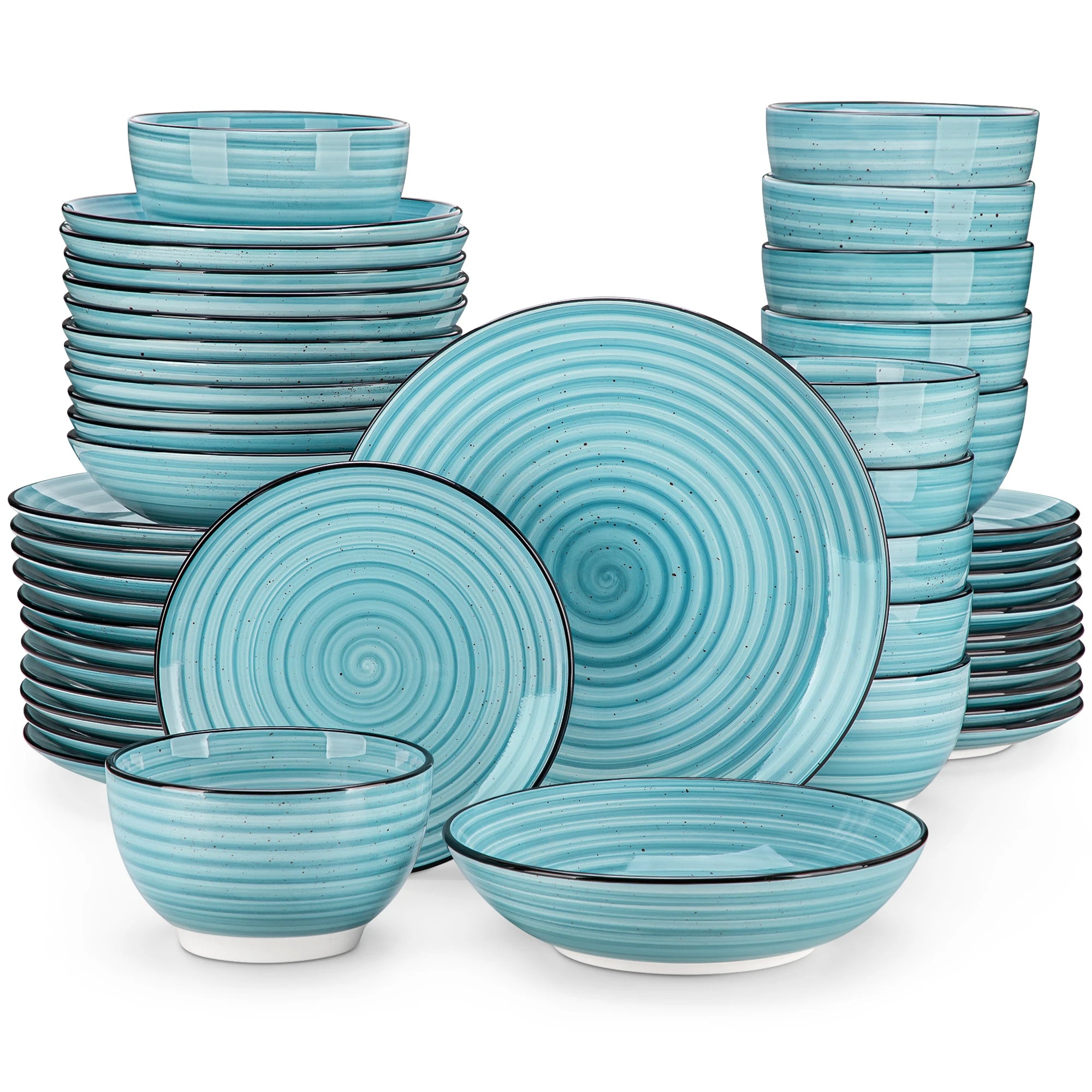 Vancasso Azura Spiral Blue Dinnerware