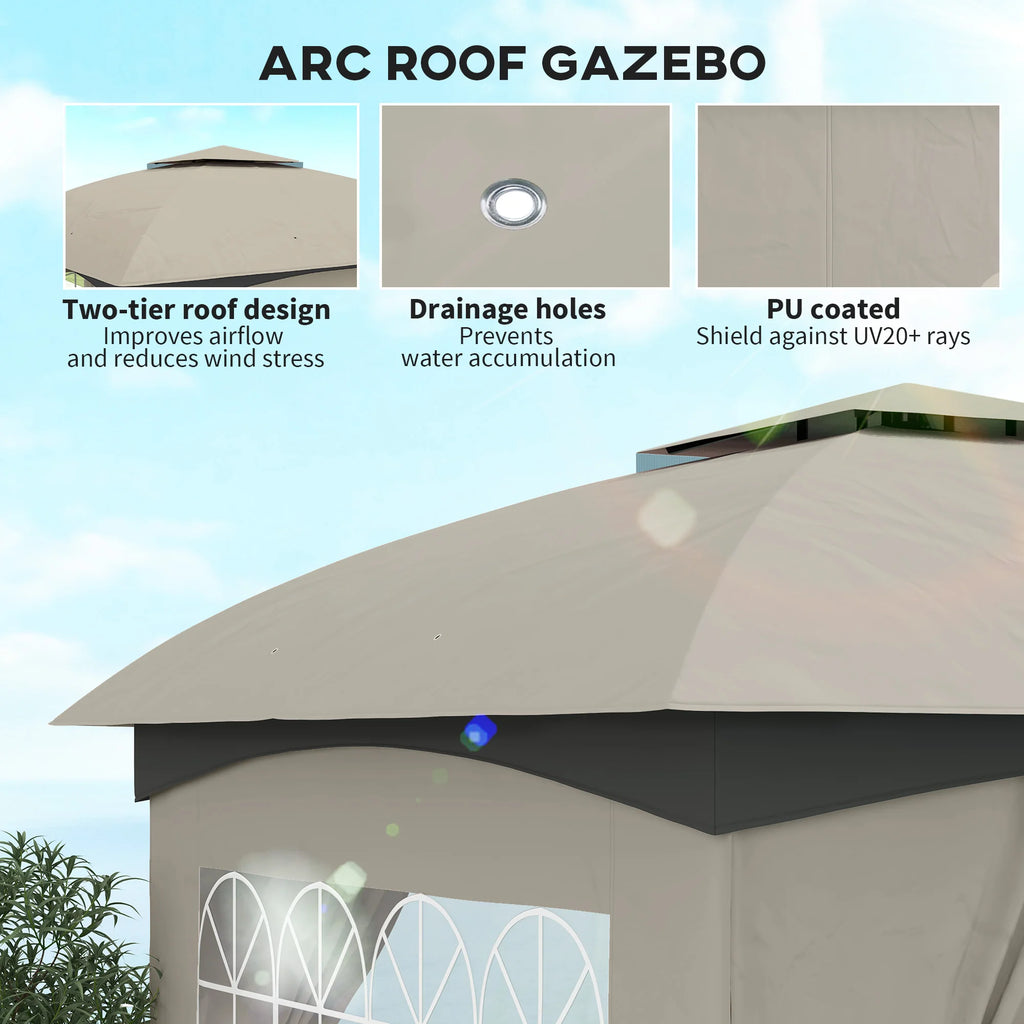 Latticeview Curtain Gazebo