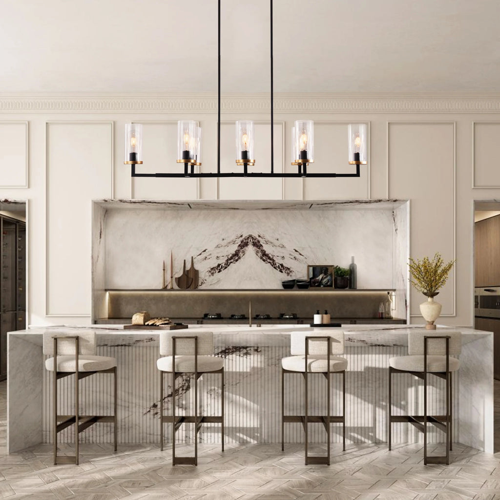 Westhaven Eight-Light Linear Chandelier