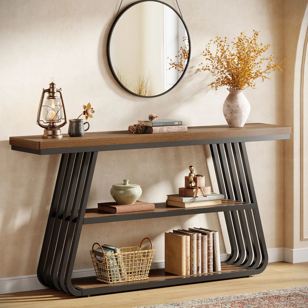 Meadowcharm 3-Tier Console Table