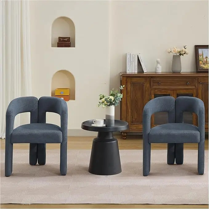 Marlowe Upholstered Barrel Dining Chairs – Set of 2