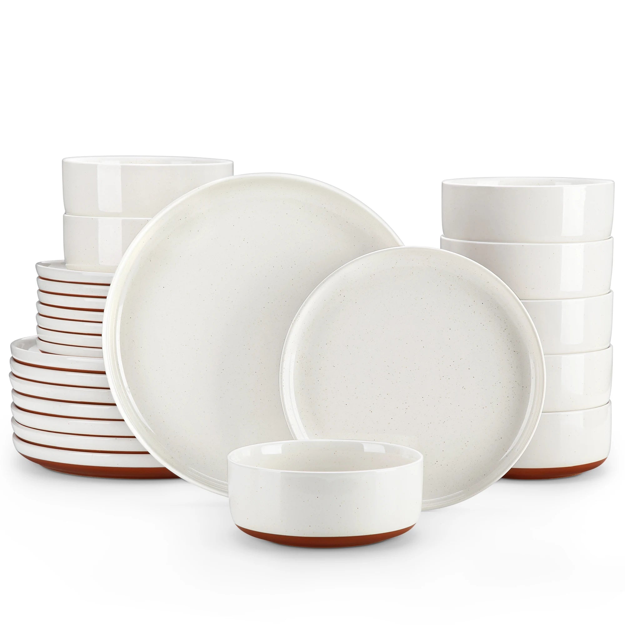 MALACASA TARA Stoneware Dinnerware Set