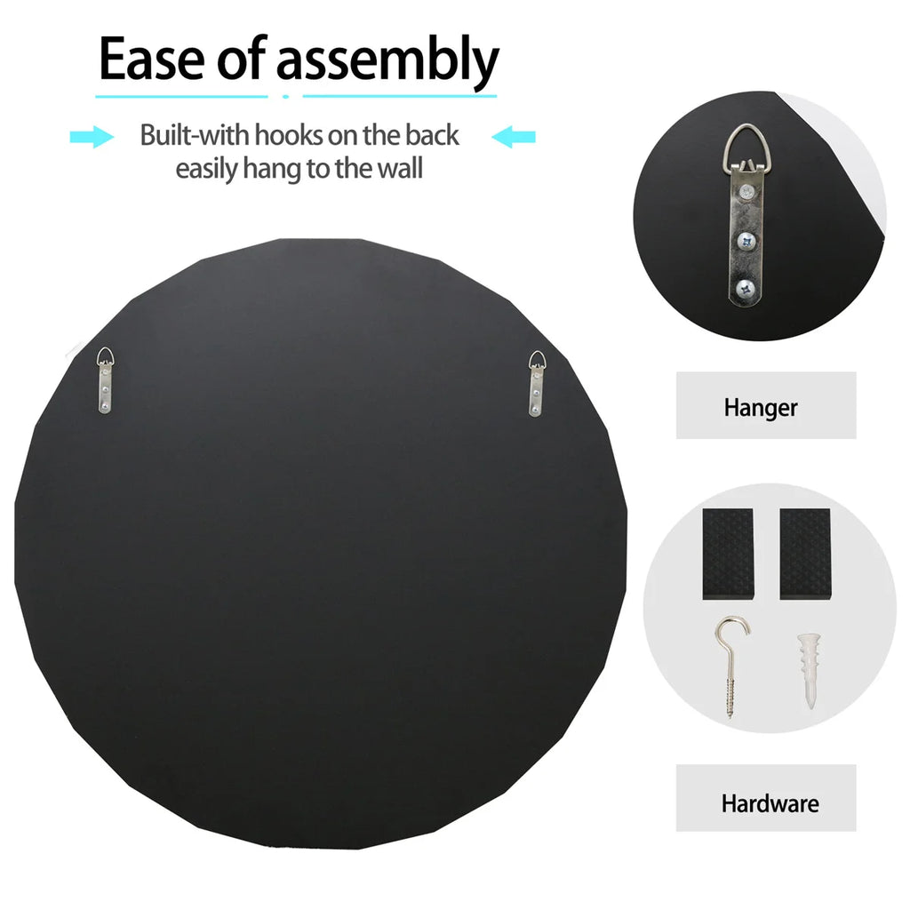 Round Decorative Wall Mirror