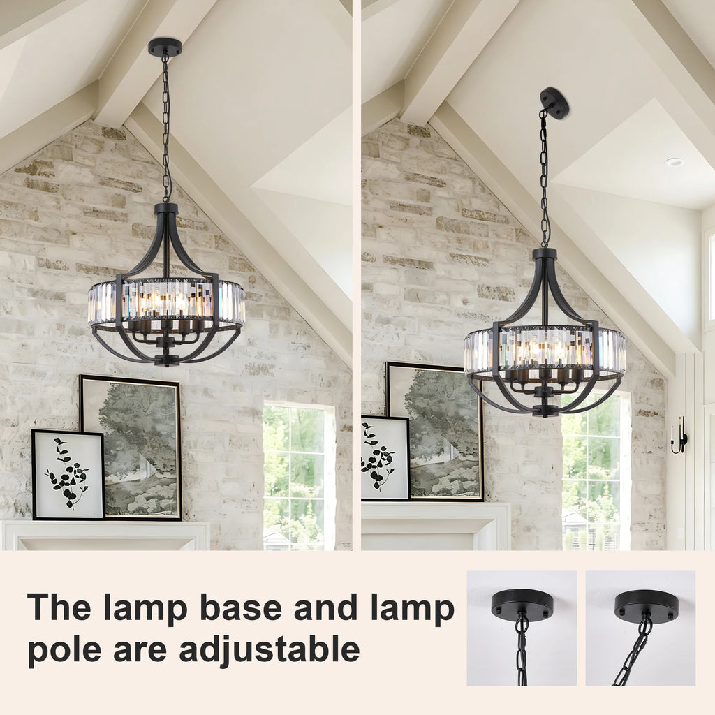 Chervale Five-Light Crystal Chandelier