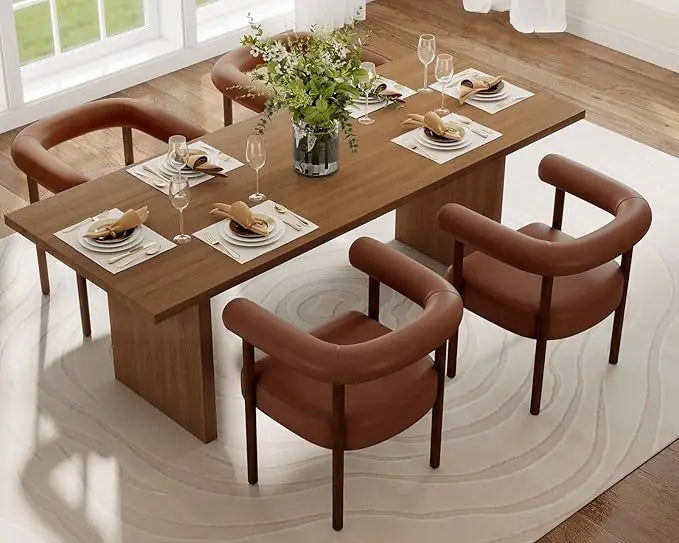 Arlo Upholstered Barrel Dining Chairs, Set of 4