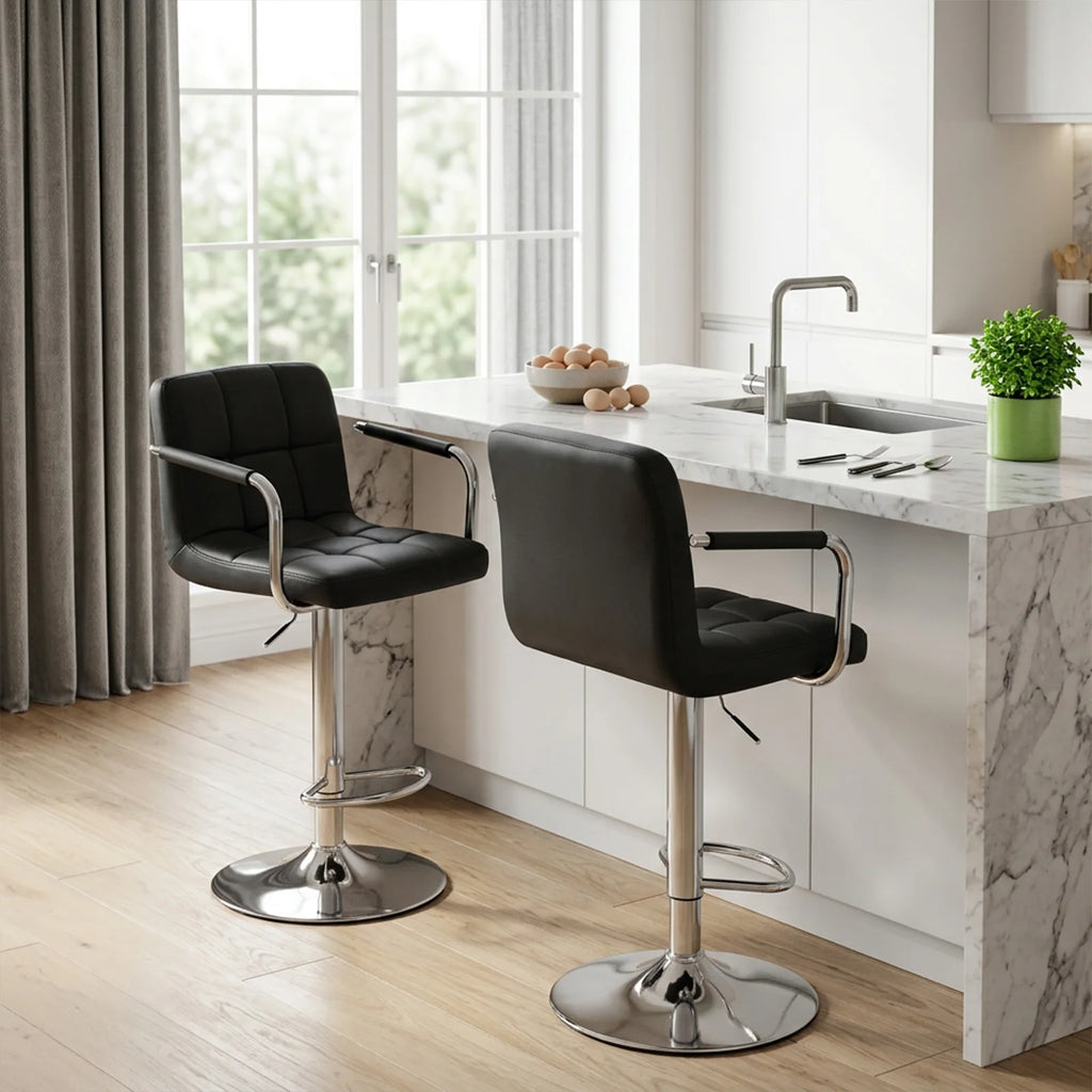 Keaton Adjustable Bar Stool Set