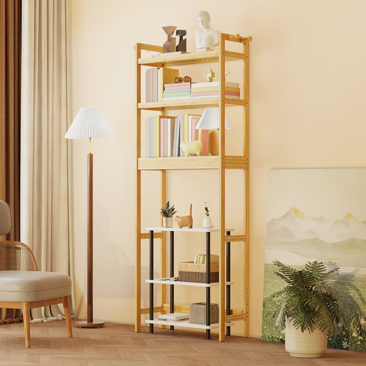 Lotuswhisper 3-Tier Bathroom Storage Shelf