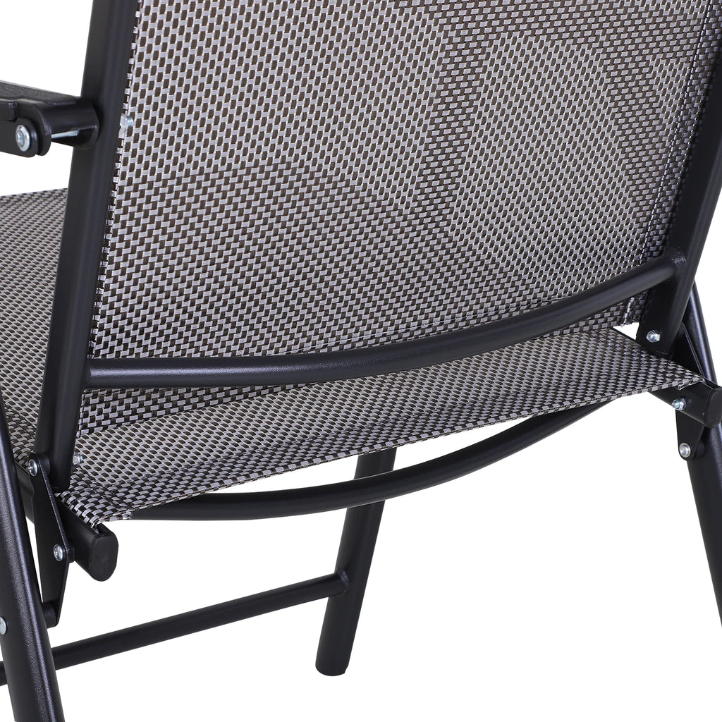 Aerlyn Folding Patio Chairs, Set of 2