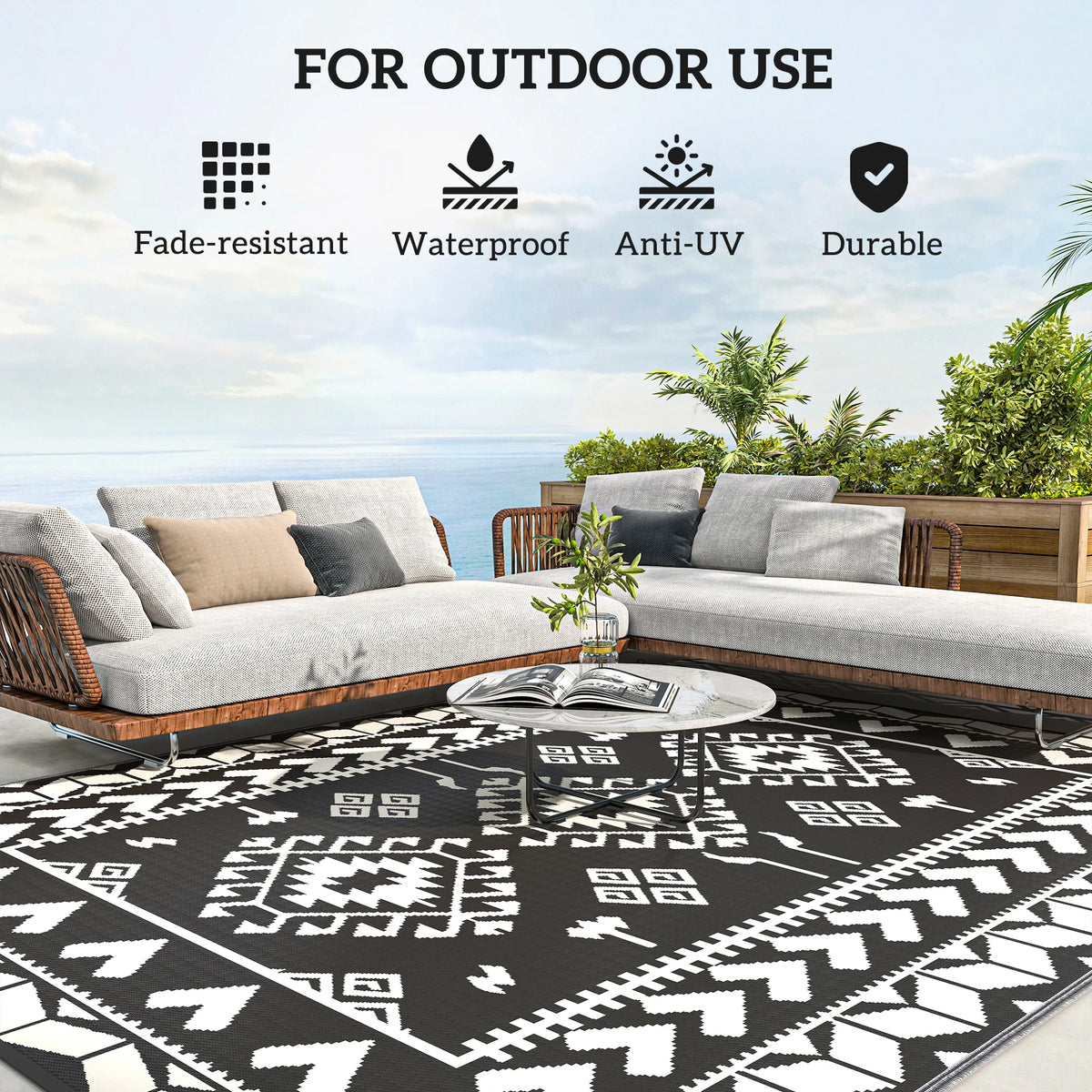 Ridgeweave Reversible Outdoor Rug