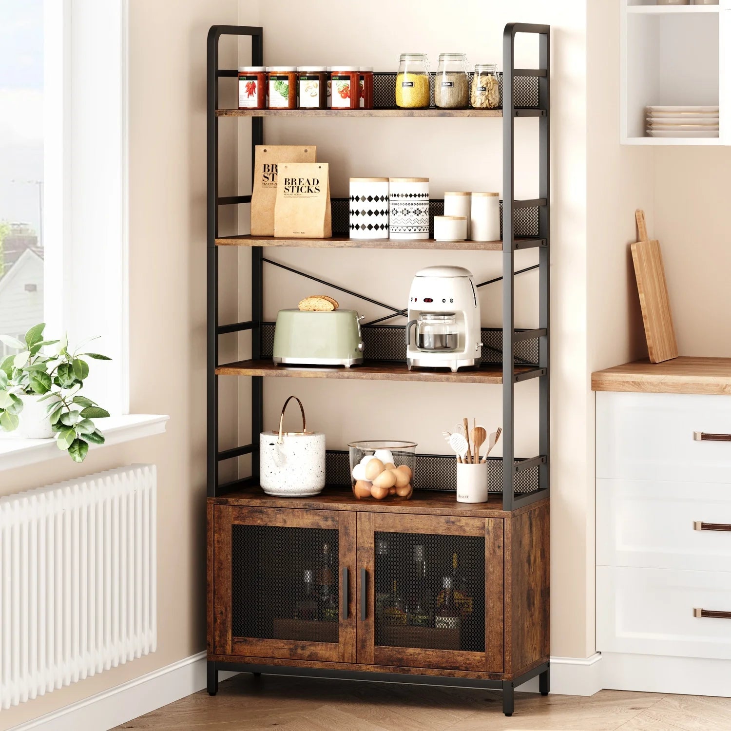 Nerina Four-Tier Storage Bookcase