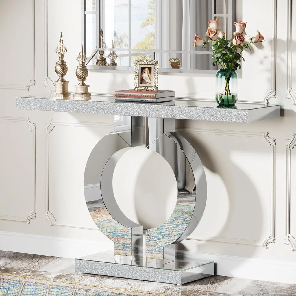 Nerina Mirrored Console Table