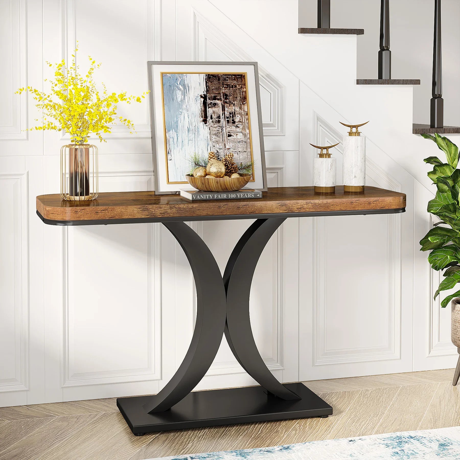 Tavira Sculptural Console Table
