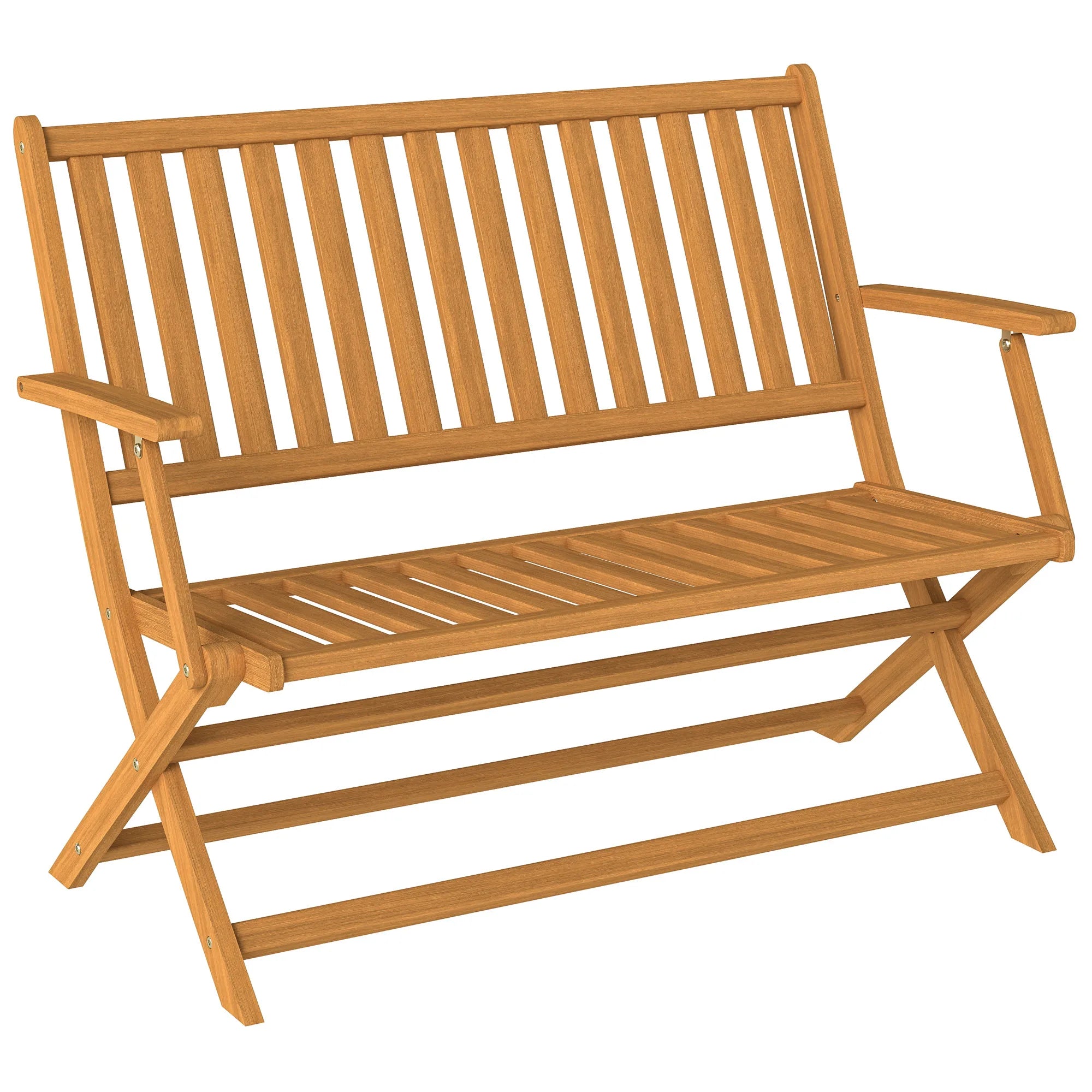 Teakfold Acacia Patio Bench – Natural