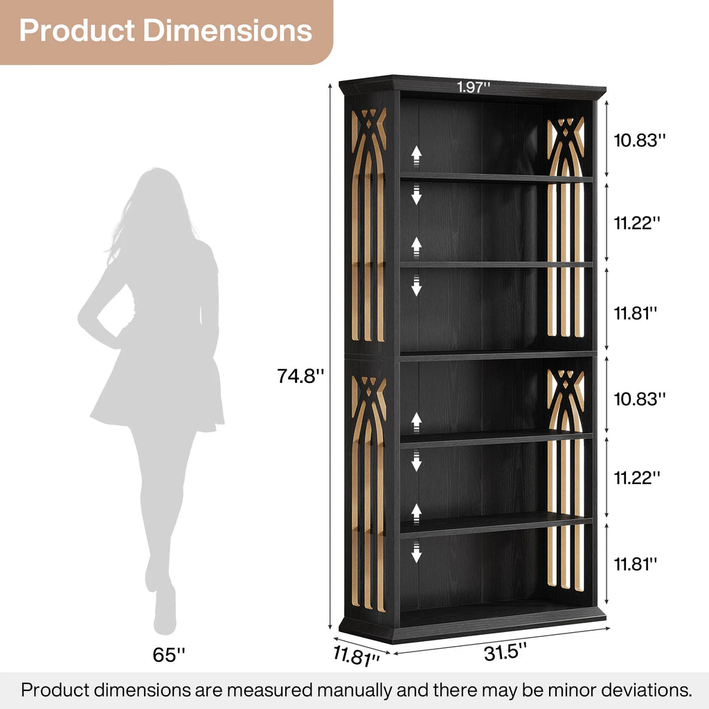 Lullabycharm 6-Tier Bookcase