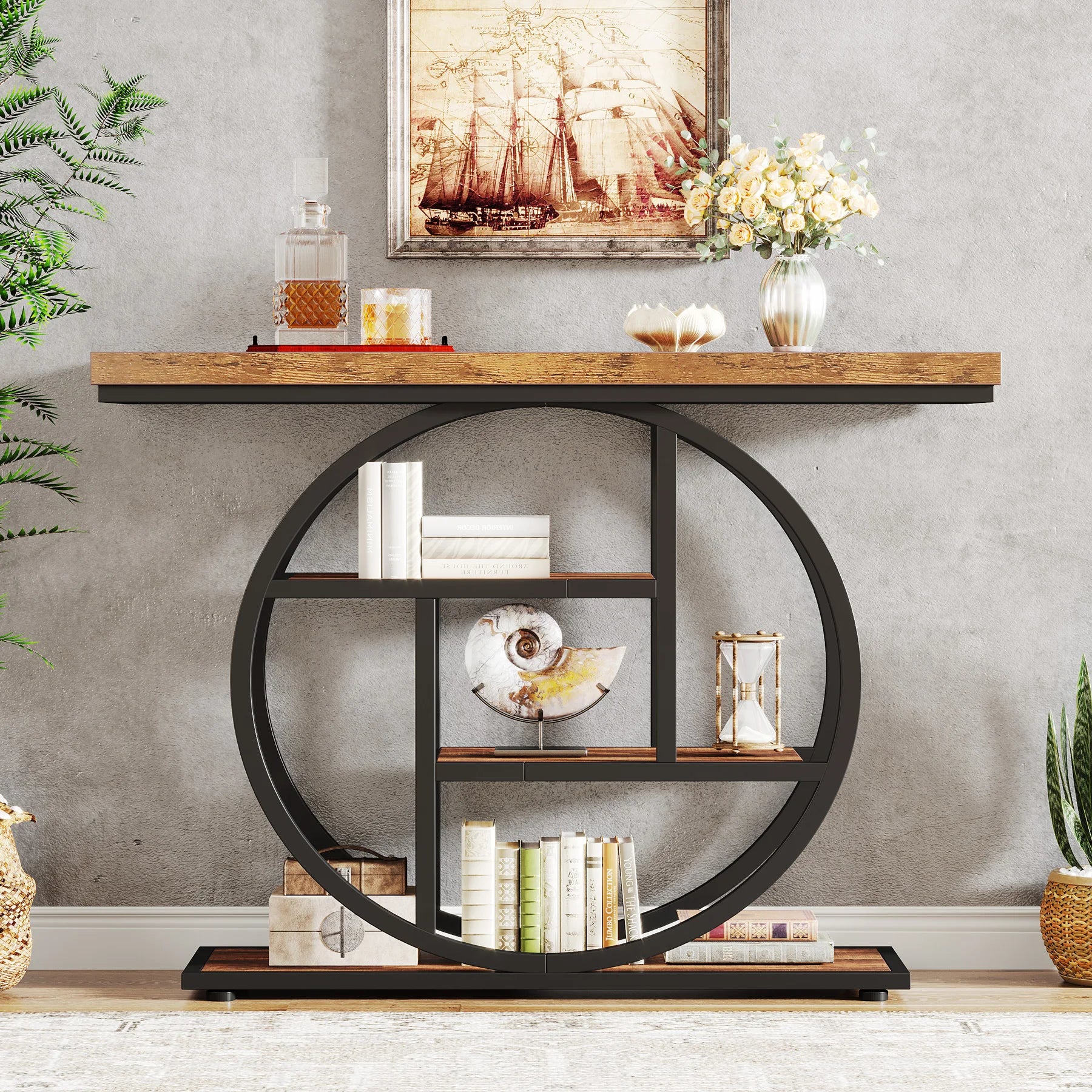 Zuri Sculptural Console Table