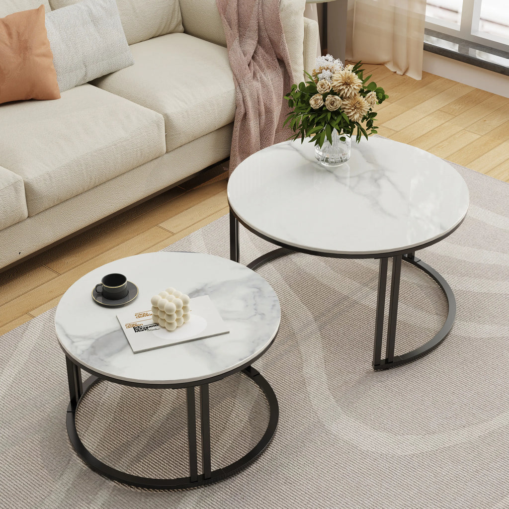 Dana Circle Nesting Coffee Table Set