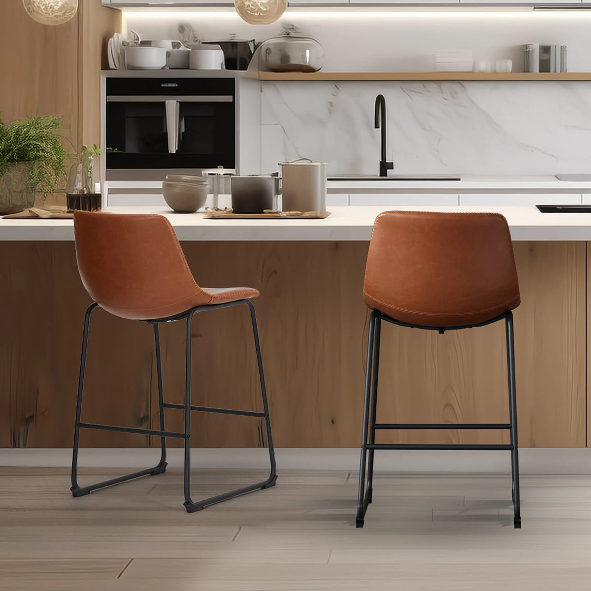 Temporay 2-Piece Counter-Height Chair Set