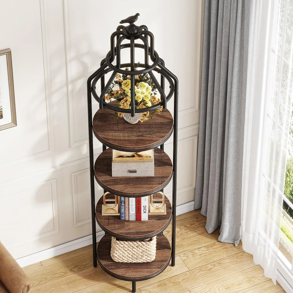 Bellamy Birdcage Etagere Bookcase
