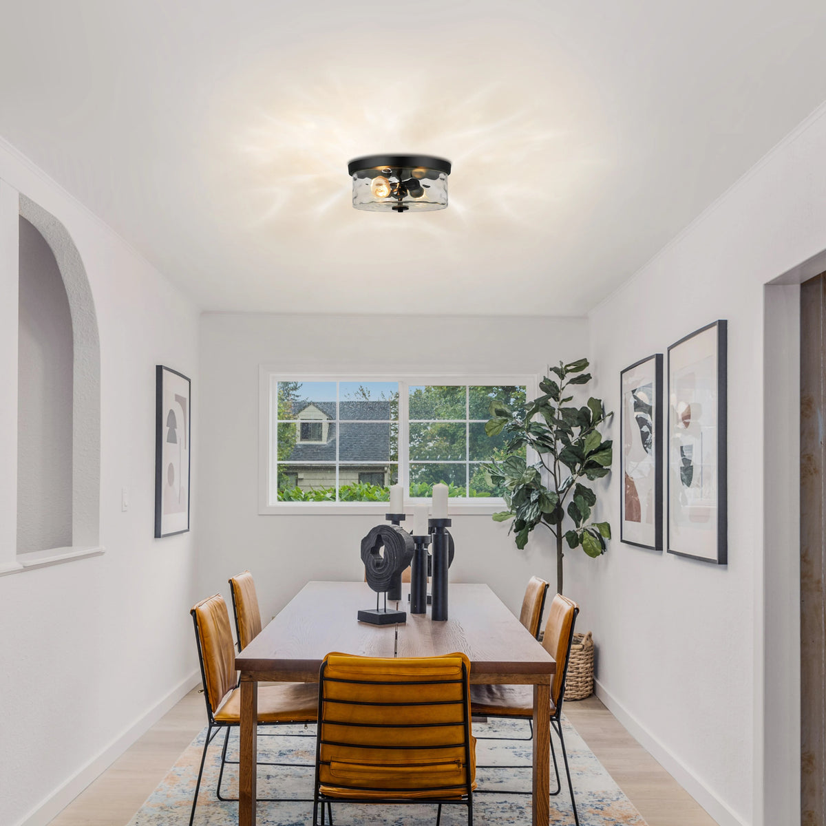 Wickmere Two-Light Ceiling Fixture