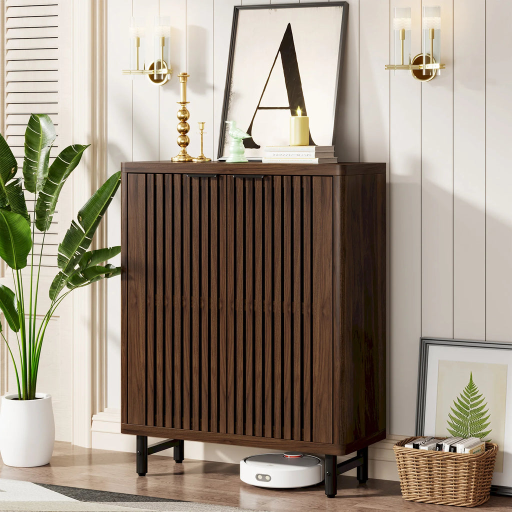 Adisa Louvered Shoe Cabinet