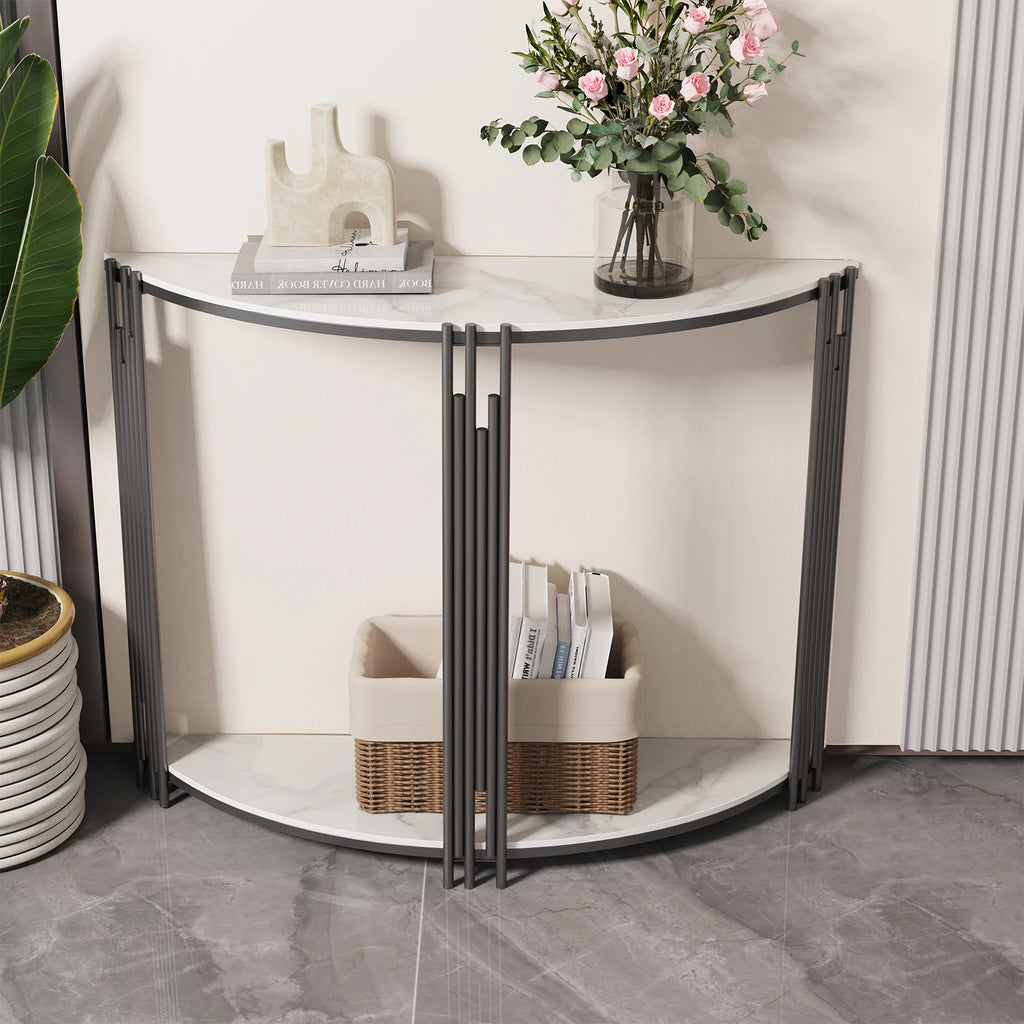 Claremont Half-Moon Console Table