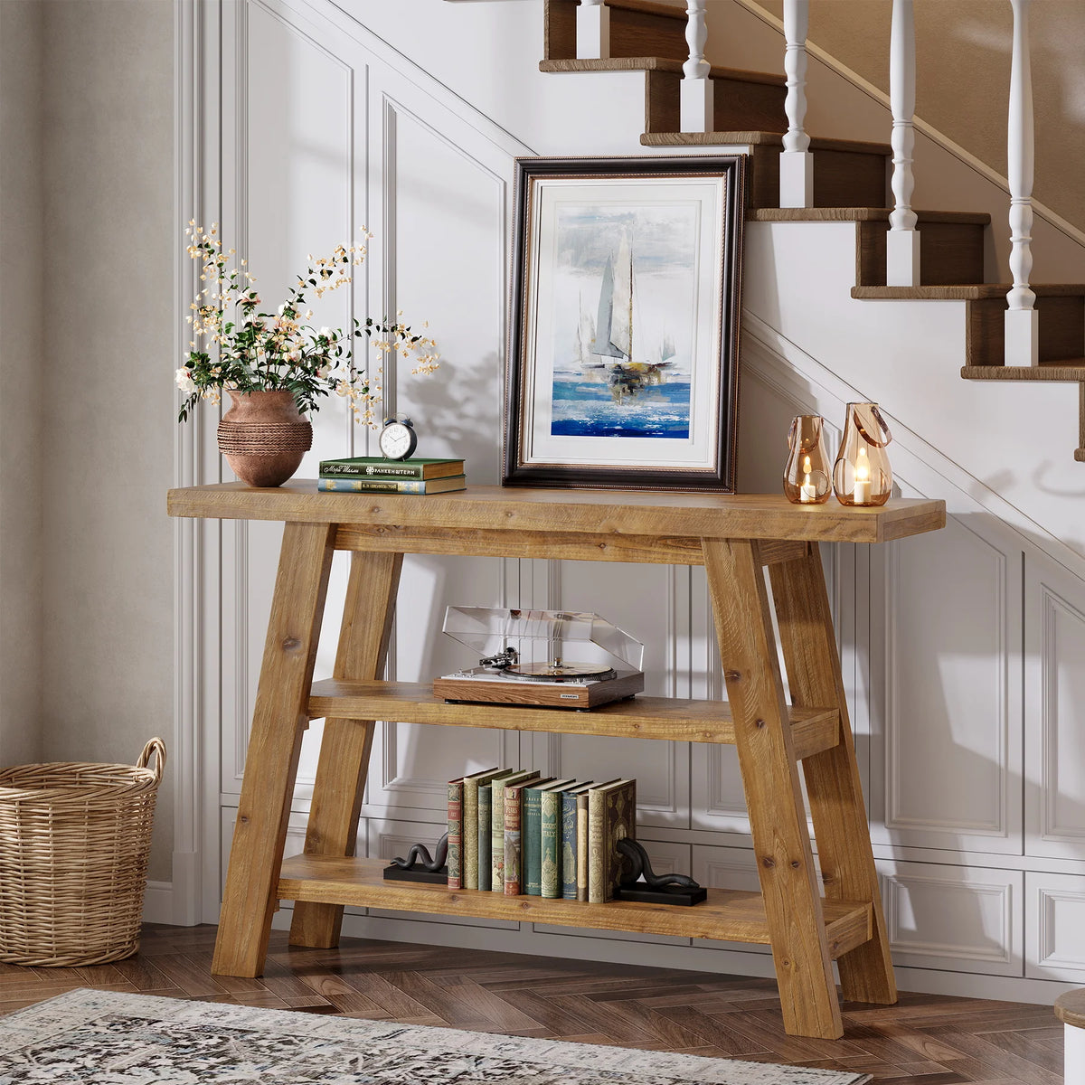 Moonlithalo 3-Tier Console Table