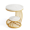 Tavio Curved 2-Tier End Table