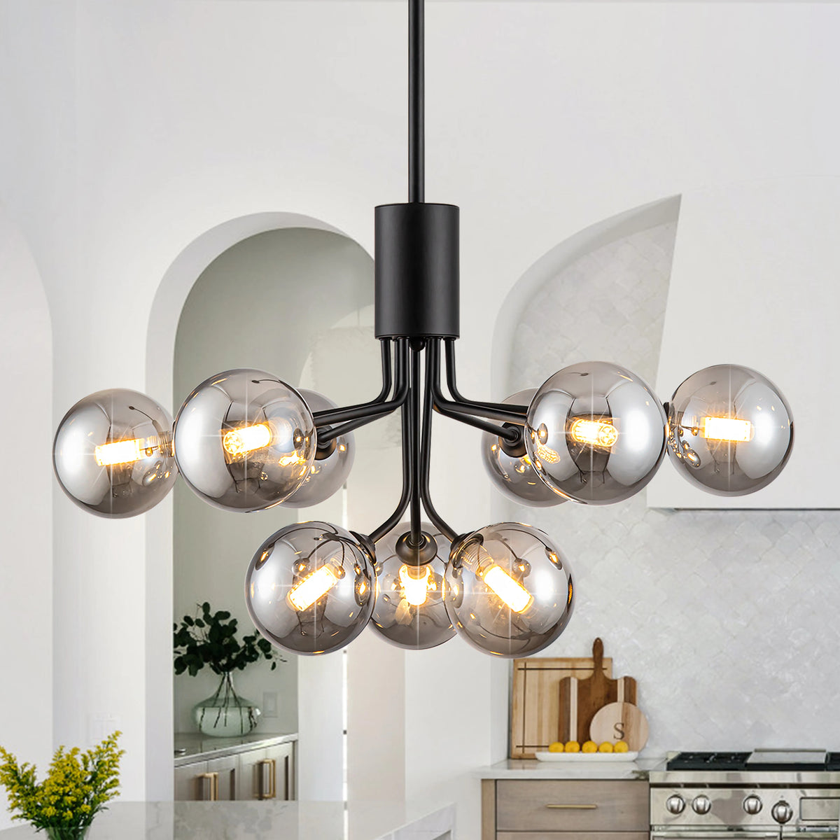 Ostwick Bubble Sputnik Chandelier