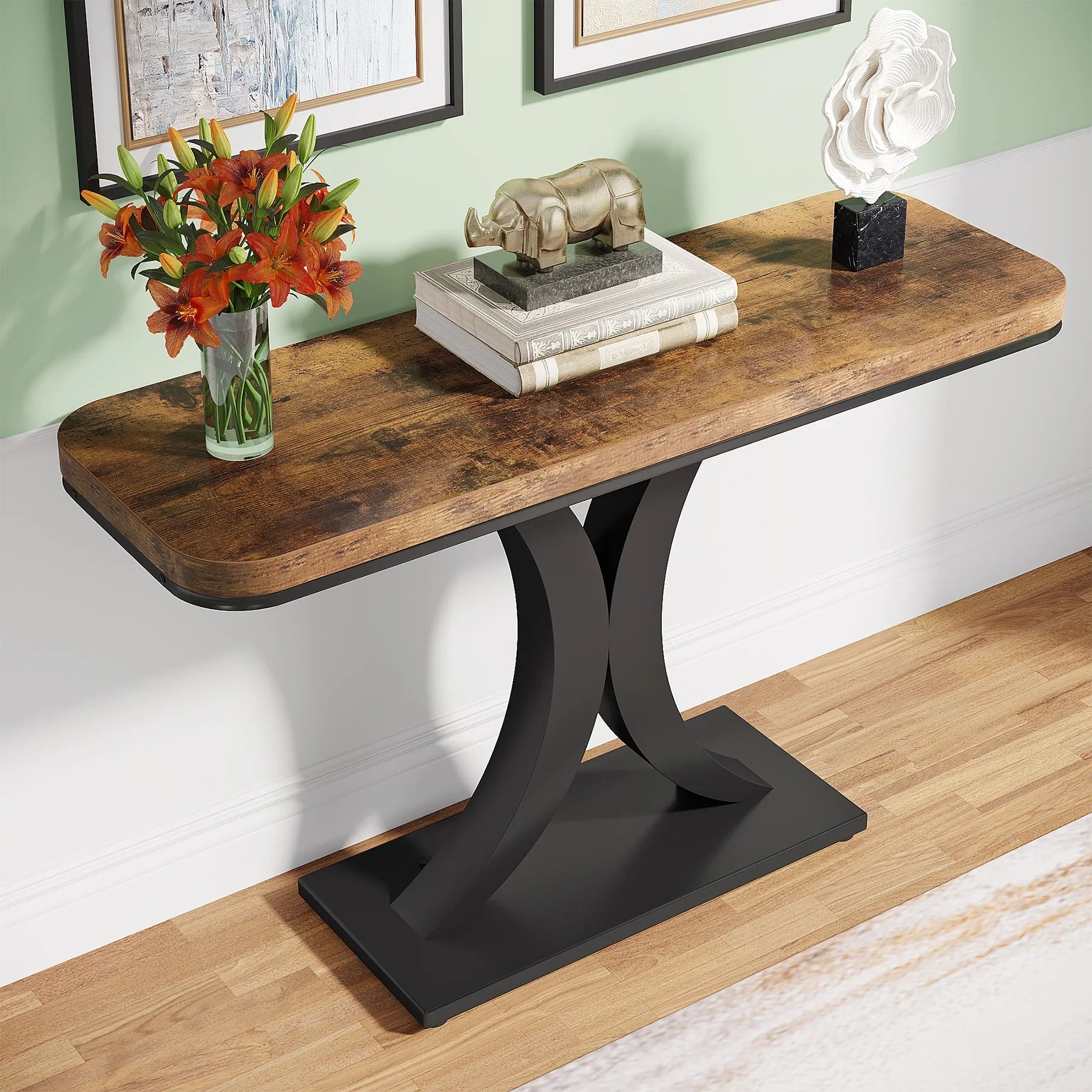 Tavira Sculptural Console Table