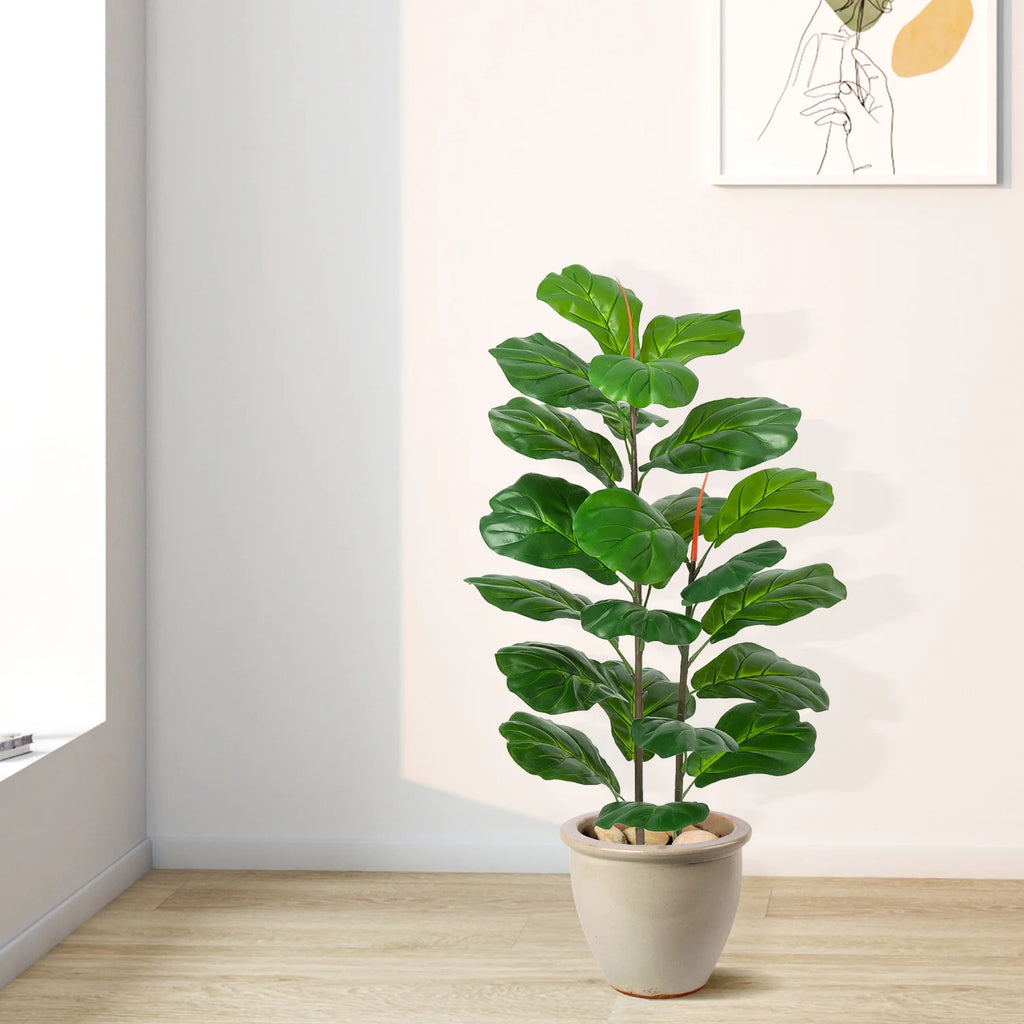 Dovehalo Artificial Fiddle Leaf Fig Tree