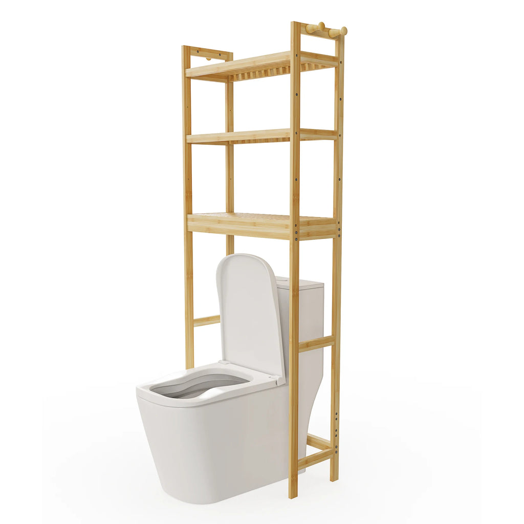 Lotuswhisper 3-Tier Bathroom Storage Shelf