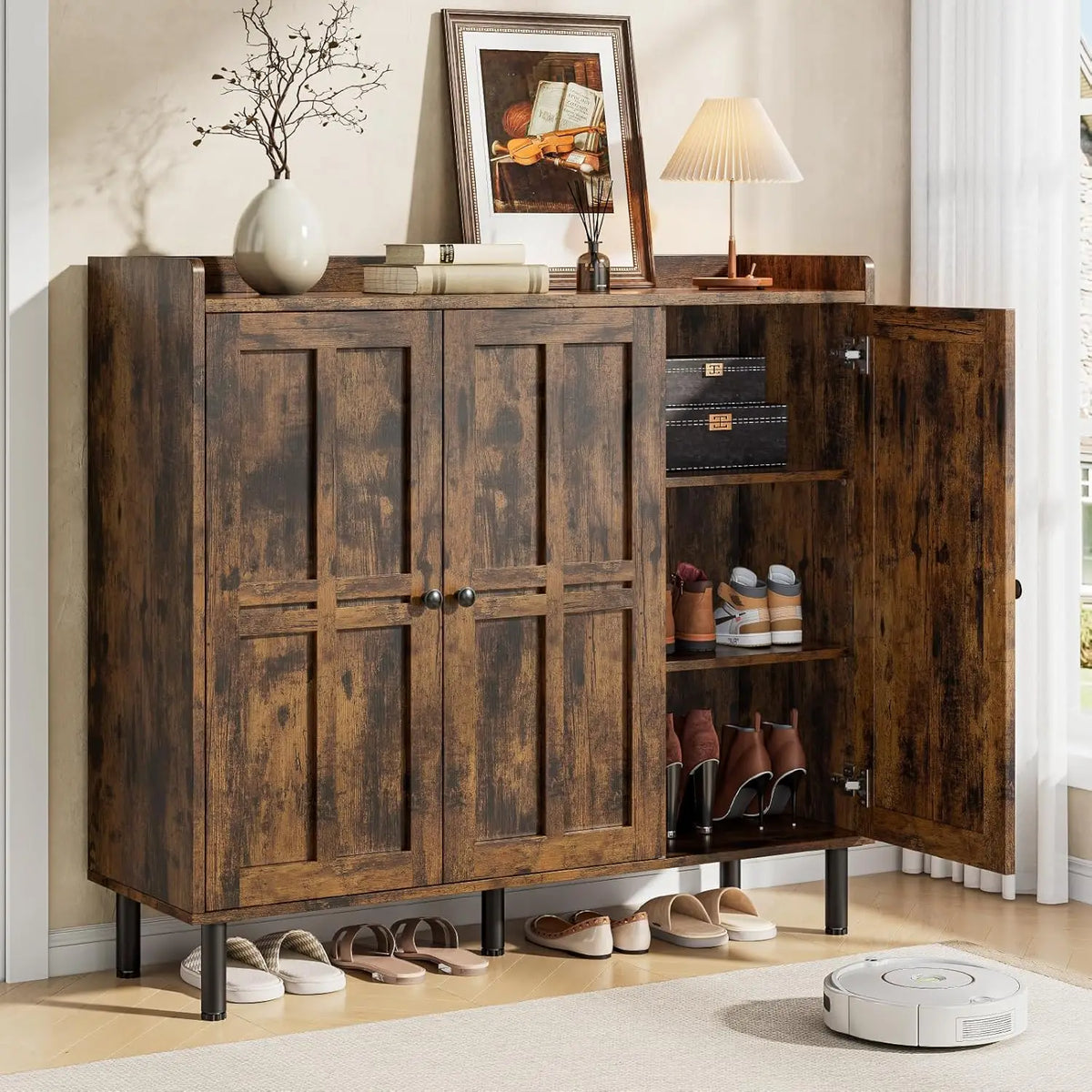 Aldersley 3-Door Shoe Cabinet