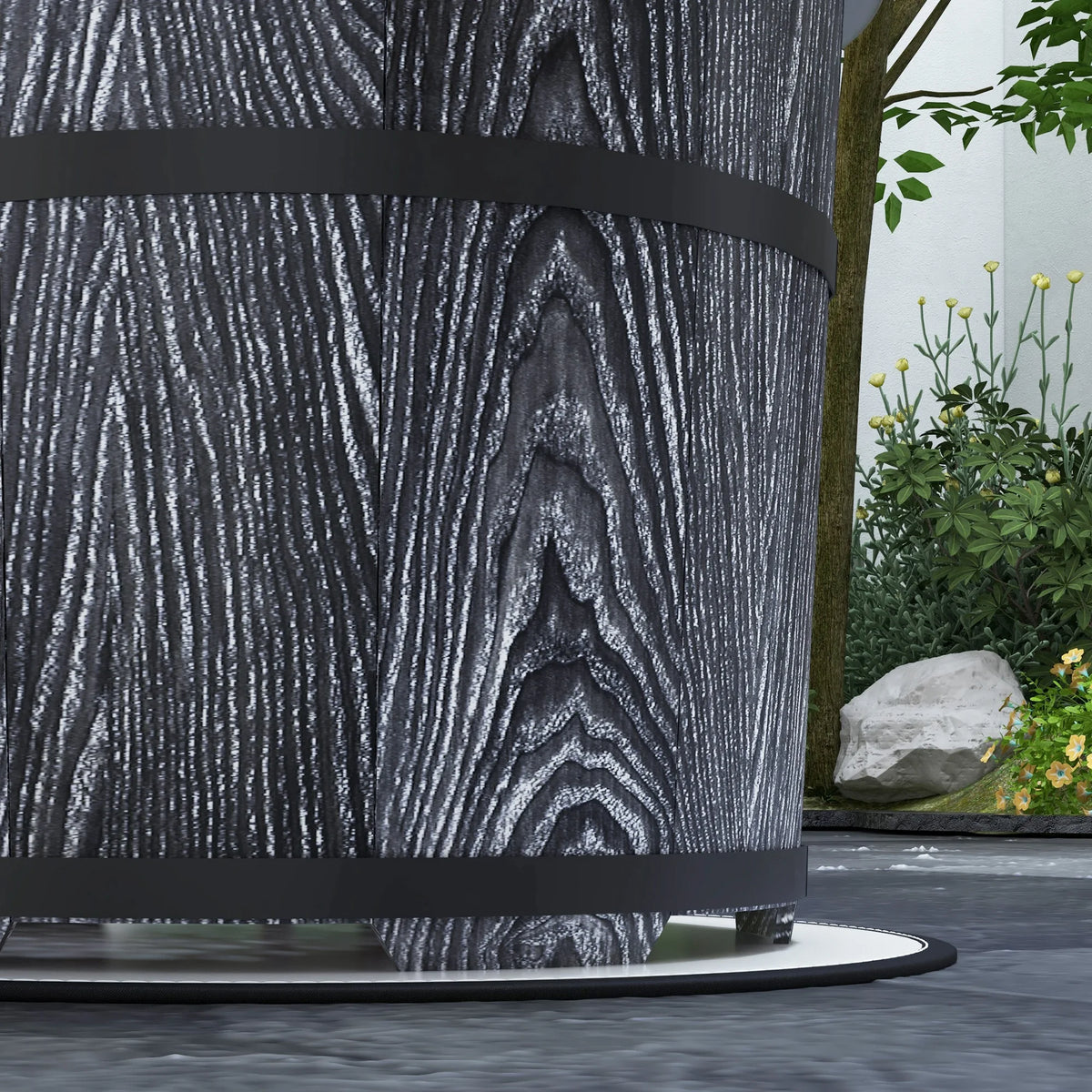 Rhapsodynote Smokeless Fire Pit – Black