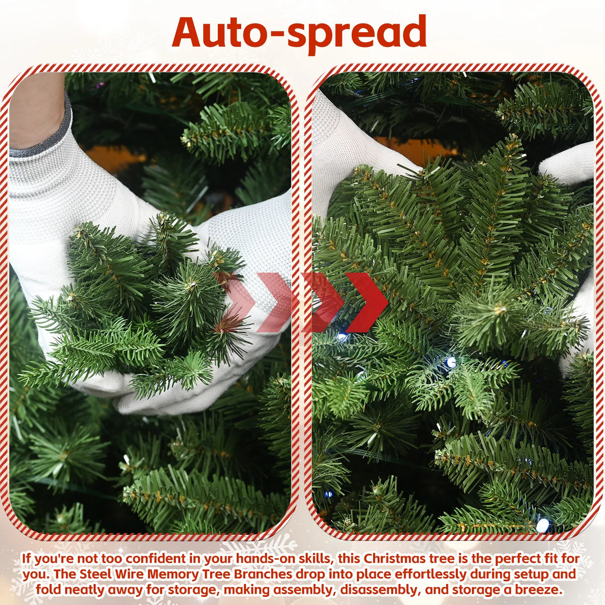 Glenwick Spectrum RGB Christmas Tree – 7 ft