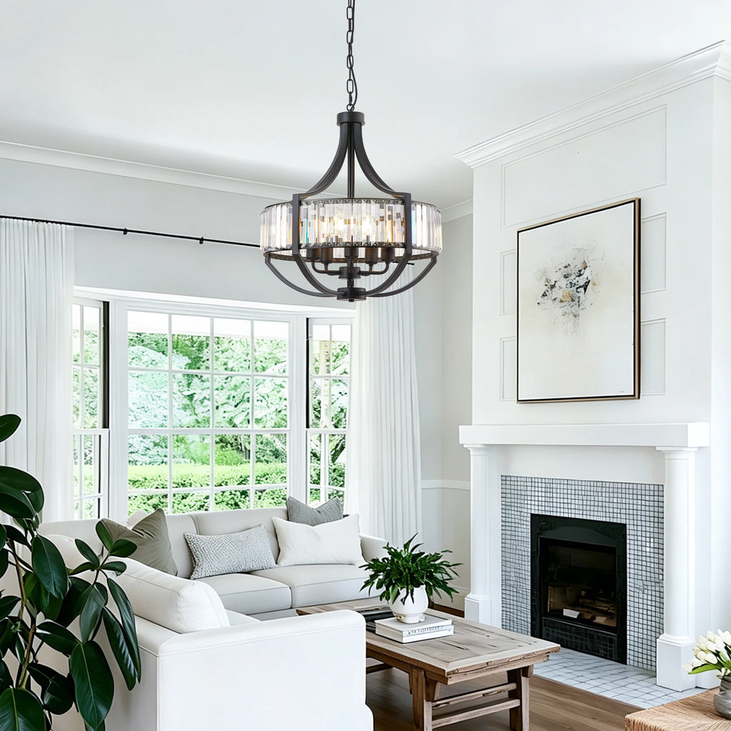 Chervale Five-Light Crystal Chandelier