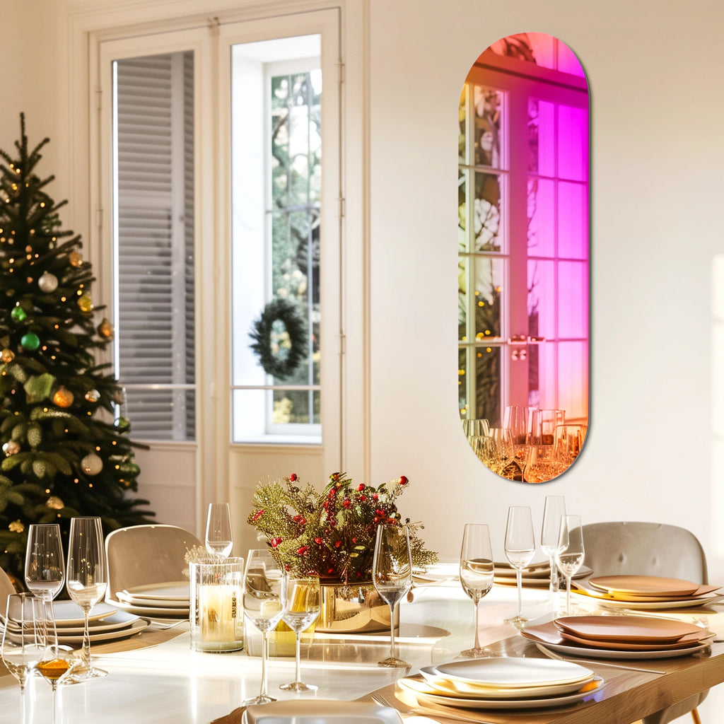 Soleia Iridescent Wall Mirror