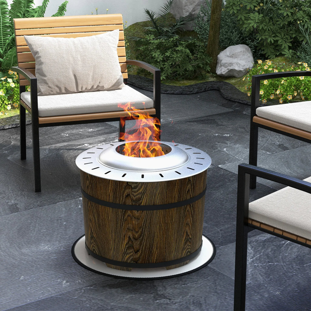 Rhapsodynote Smokeless Fire Pit – Brown