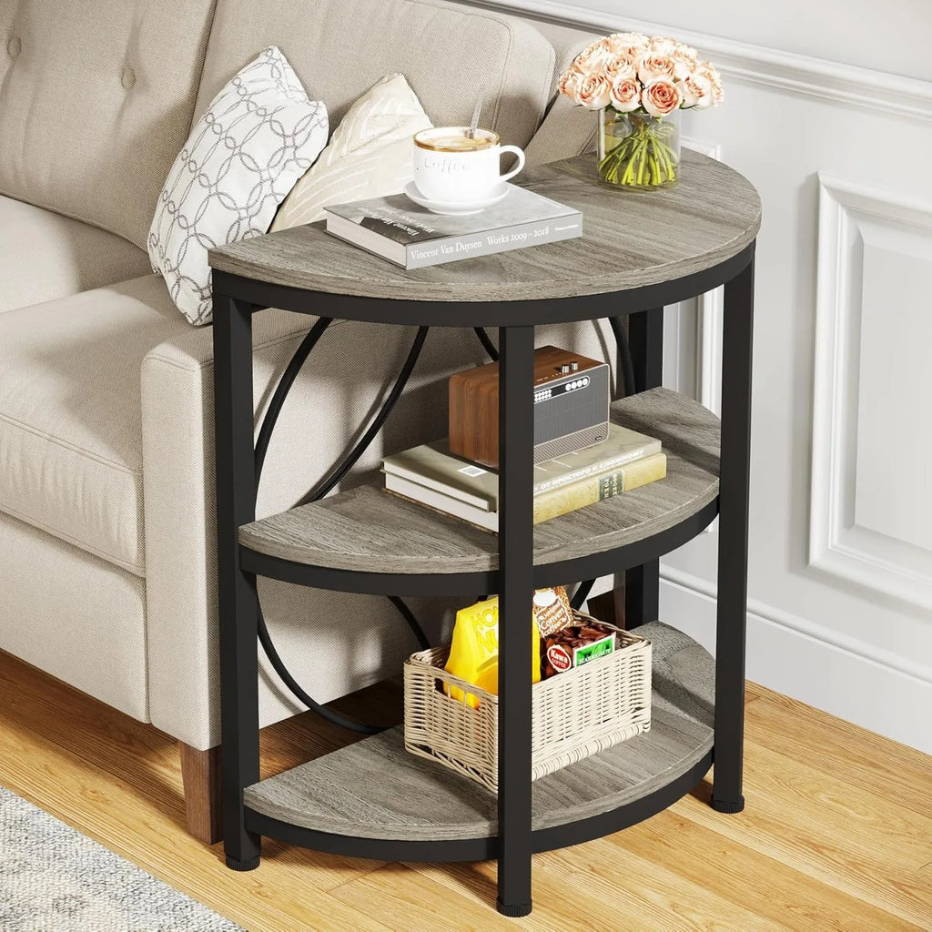 Jalen Half Moon End Table