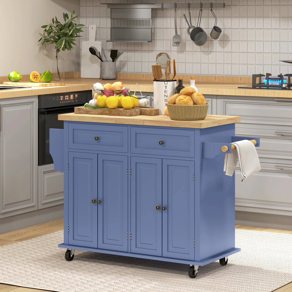 Bluehaven Mobile Kitchen Island