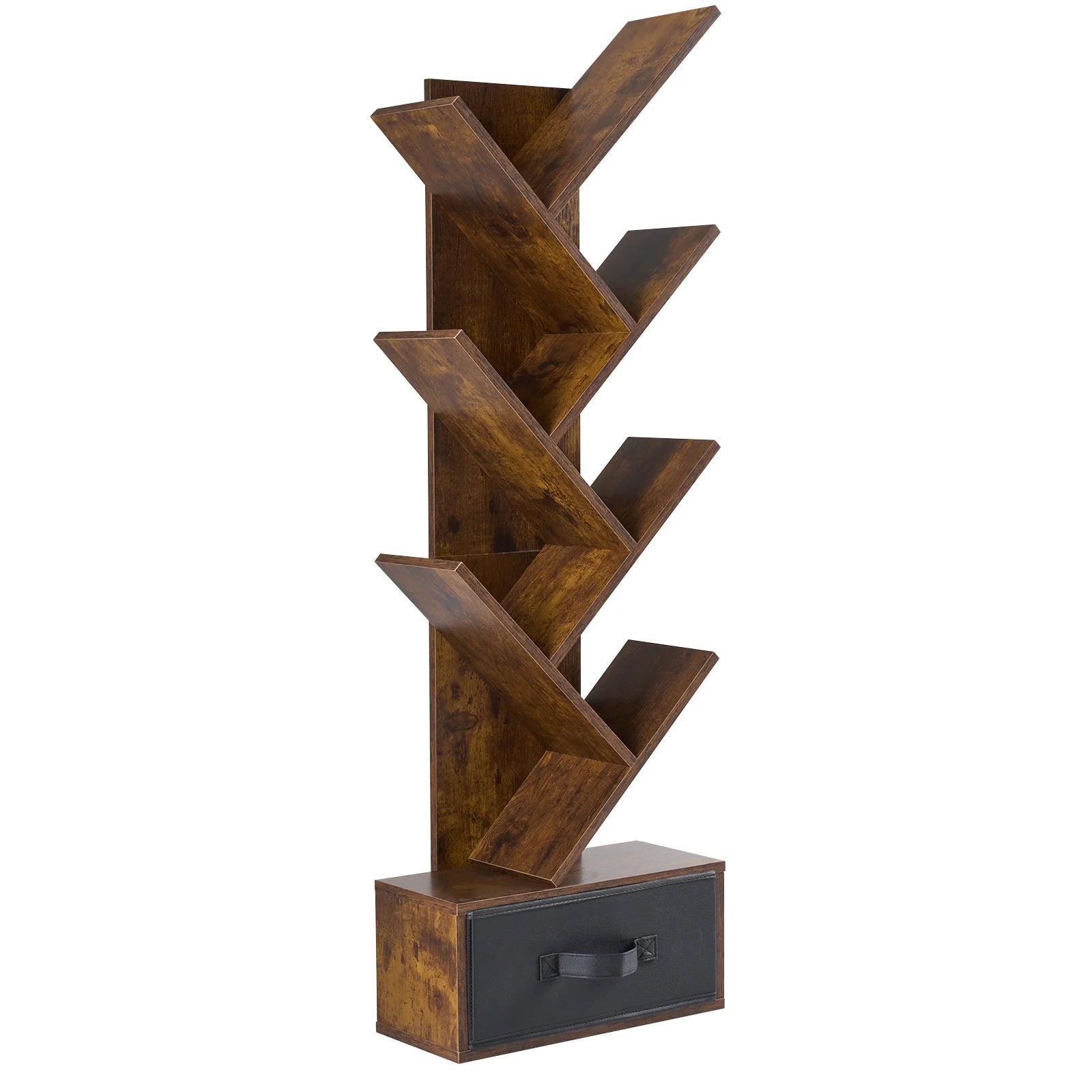 Renwick Tree Bookcase with Storage Drawer