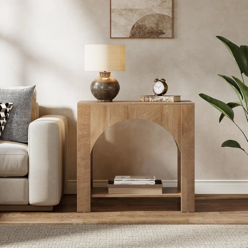 Erin Arch Wooden End Table