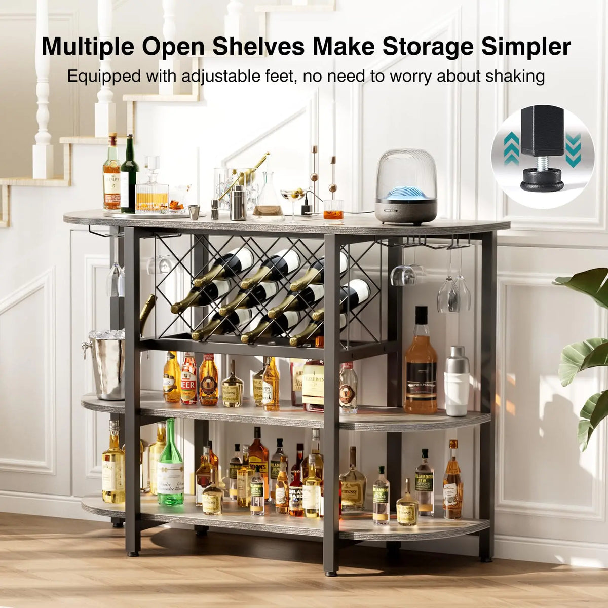 Caskmere LED Home Bar Station