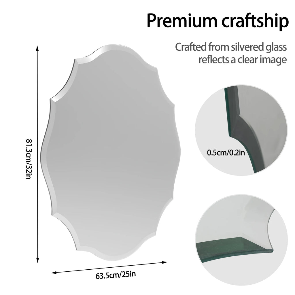 Calista Sculpted Wall Mirror