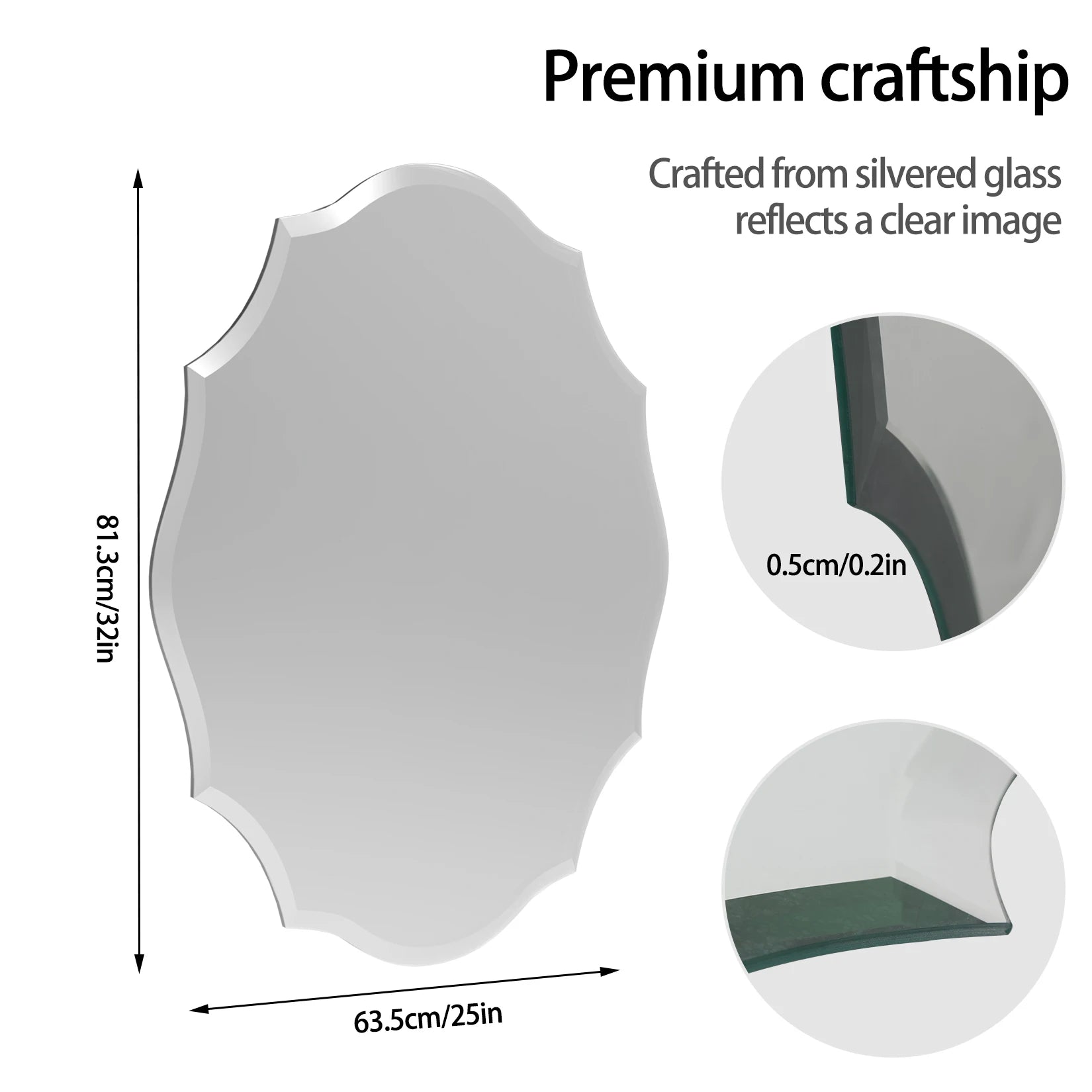 Calista Sculpted Wall Mirror