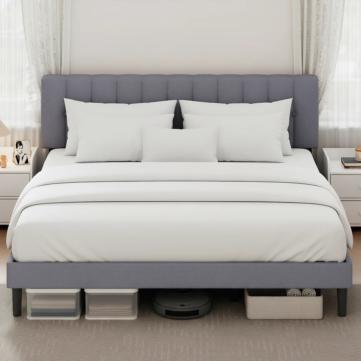 Wrenrise Upholstered Platform Bed